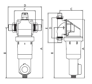 Rotary, filtr se zptnm proplachem a regultorem tlaku 3/4"