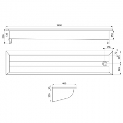 1400mm satn