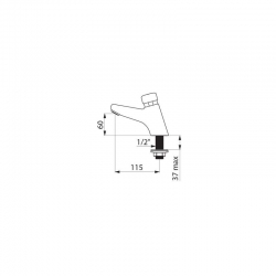 uchycen plastovou matic, M 1/2"