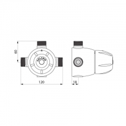 Premix 55, vstup/vstup 3/4", prtok 55 l/min,