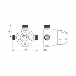 Premix 55, vstup/vstup 3/4", prtok 55 l/min,