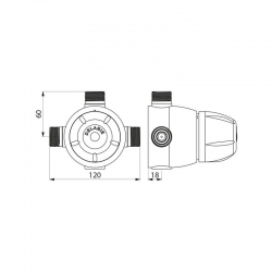 Securit 55, vstup/vstup 3/4", prtok 55 l/min,