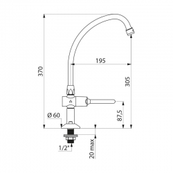 vtokov hubice s dlkou 200mm