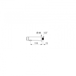 Temposoft 2 pipojen 1/2", dlka 110mm