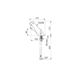 bez uzavracch kohout, F 3/8"