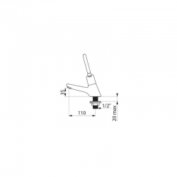 M 1/2"