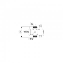 pm ventil MM 1/2"