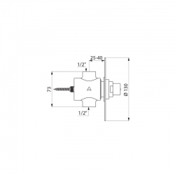 s kryc letnou nerez ric ø130mm