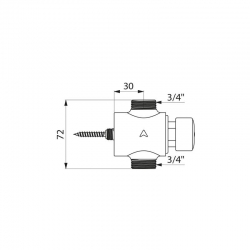 pm ventil MM 3/4"