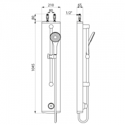 p��vod vody shora, 6 l/min