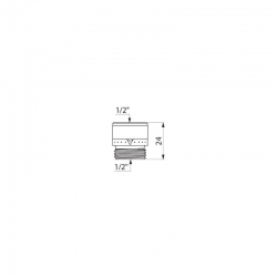 omezova prtoku MF 1/2", 10 l/min (5 kus)